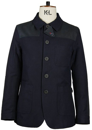 Navy blue coat from Oliver Spencer