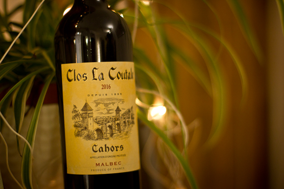 Bottle of Clos la Coutale Cahors from the Wine Society