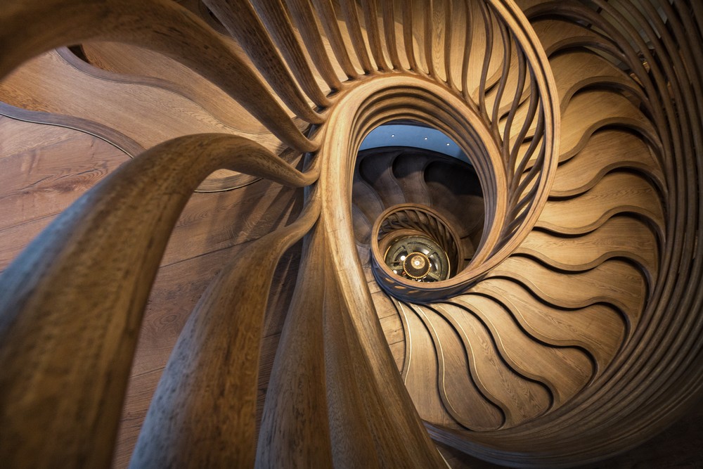 Staircase at Hide Restaurant in London